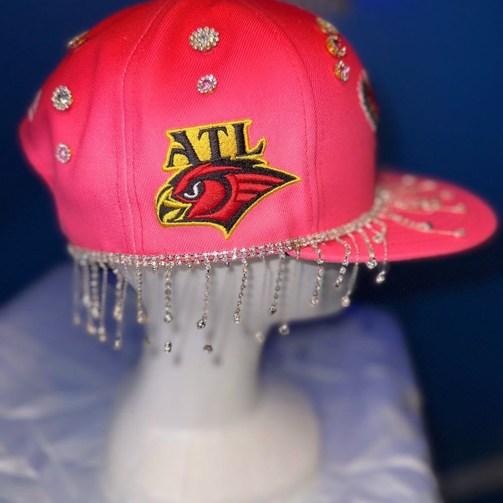 New Era Pink Bejeweled Hat